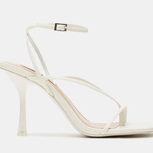 Steven Madden Annie Heels in White